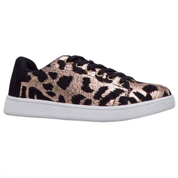 Shoe Dazzle Women’s Leopard Sneakers 8.5 - Picture 2 of 10